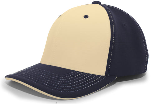 Pacific Headwear M2 Performance Contrast Flexfit® Cap (398F), Color 'VegasNavyNavy'